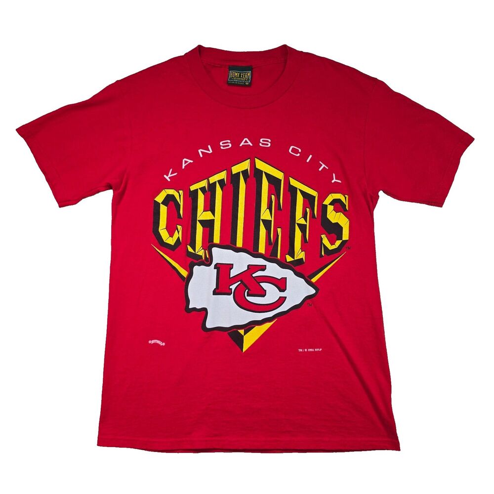 Vintage Kansas City Chiefs T Shirt 1993 Nutmeg Mills NFL Football Tee M USA